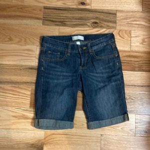 Banana Republic stretch petite jean shorts